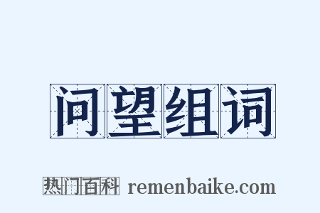 问望组词是什么意思的图片